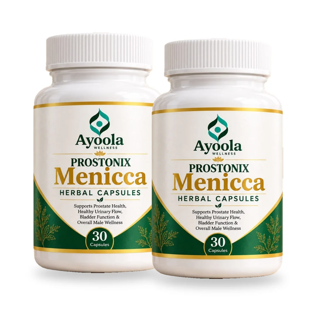 PROSTONIX Menicca herbal capsules: 2 bottles (60 capsules)