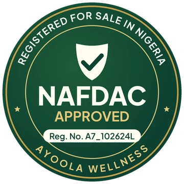 NAFDAC APPROVED seal — Prostonix Reg. No. A7_102624L
